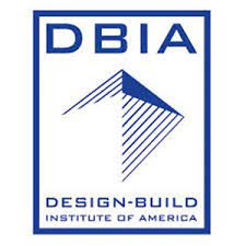 The photo is outlined in blue, with DBIA also in blue and "Design-Build Institute of America" is also in blue text.